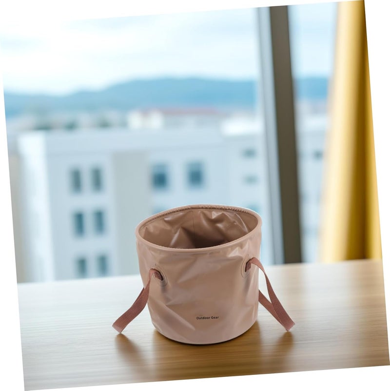 Folding Wash Basin Camping Gadget Professional Water Container Bucket Camping Dish Washing Station - Image 5