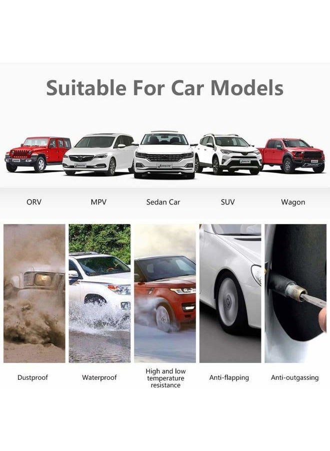 Jansite Tire Pressure Monitoring System Wireless Solar TPMS, 4 Sensors Real-time Display 22-87 PSI for Car SUV MPV Sedan - Image 5