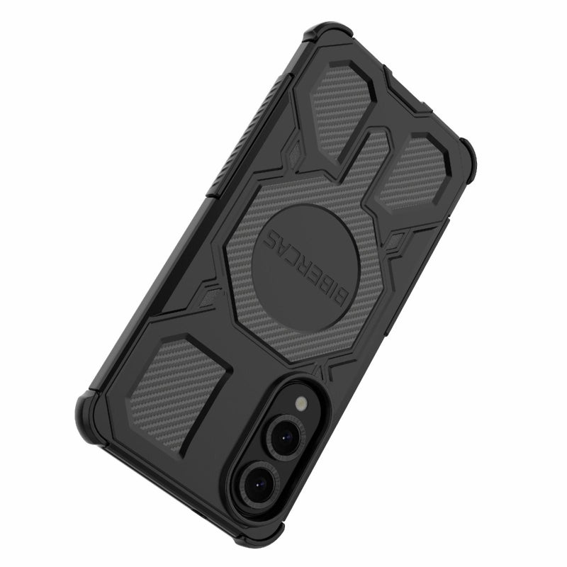 BIBERCAS For Samsung Galaxy S25 Edge 5G Real Color Series Magsafe Shockproof Phone Case(Gray) - Image 4