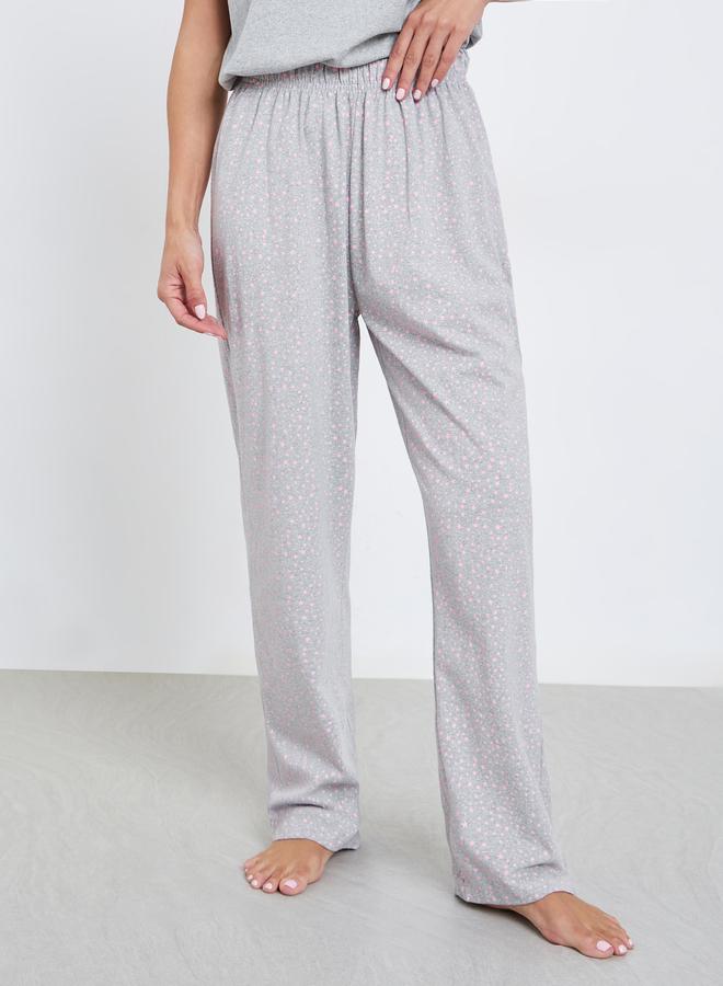 Styli Star Print Pocket T-Shirt and Pyjama Set - Image 4