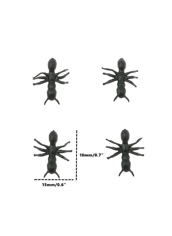 ALIMITOPIA ALIMITOPIA 200pcs Fake Black Ant Realistic Imitation Bug for Halloween Prank Props (Ant,Black)  - Image 5