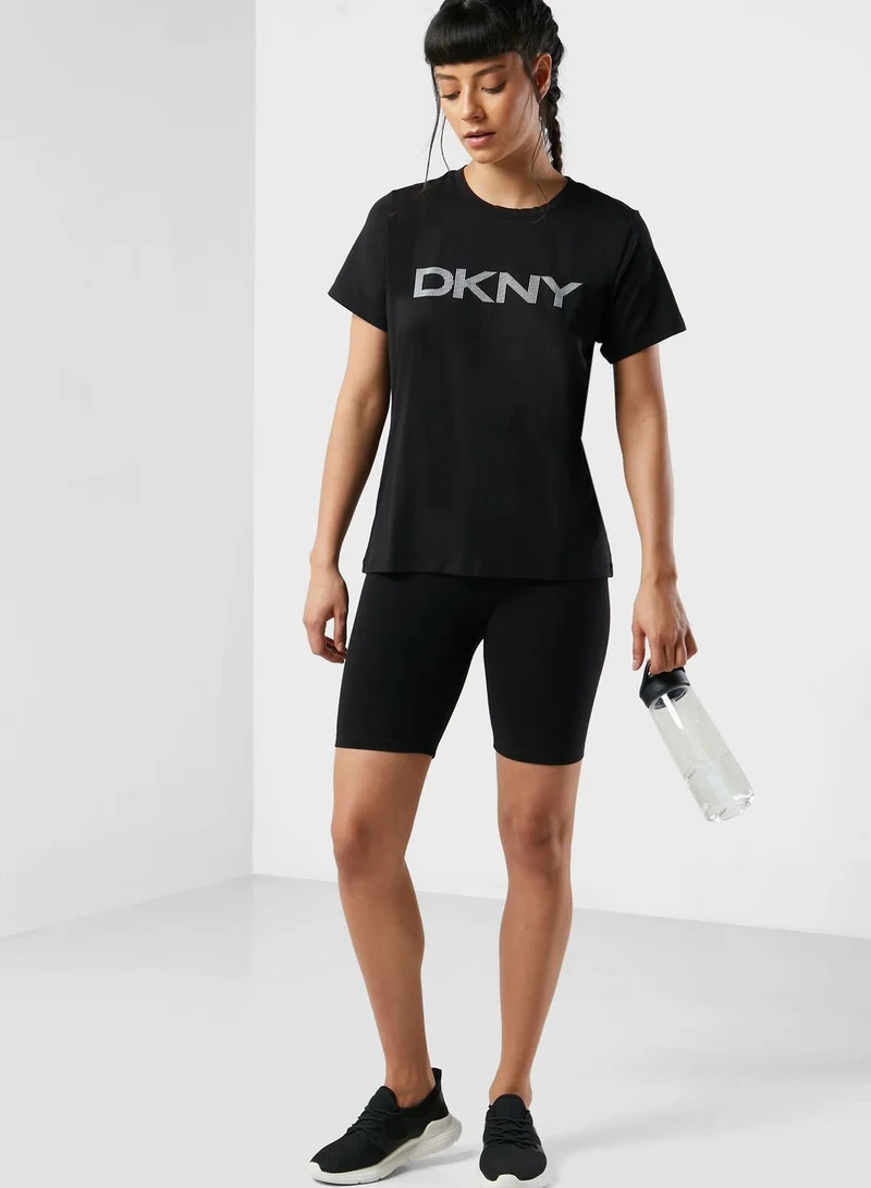 DKNY Crew Neck Logo T-Shirt