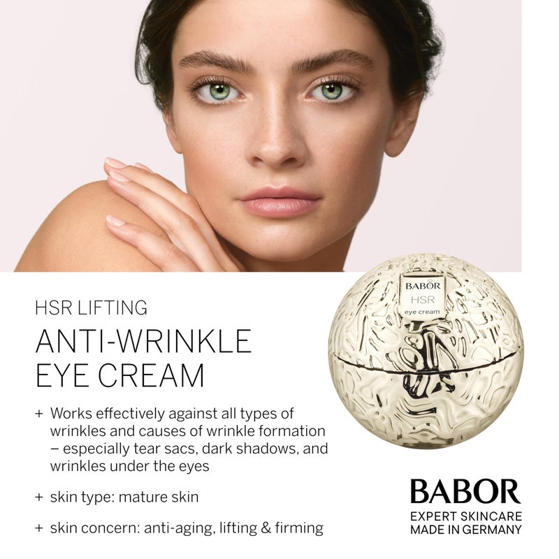 BABOR HSR Lifting Eye Cream, Anti Aging Eye Cream Instantly Minimizes Wrinkles Bags & Dark Circles, Eyelid Cream, Infused with Collagen to Smooth and Firm Under Eye, 1 oz - Image 2