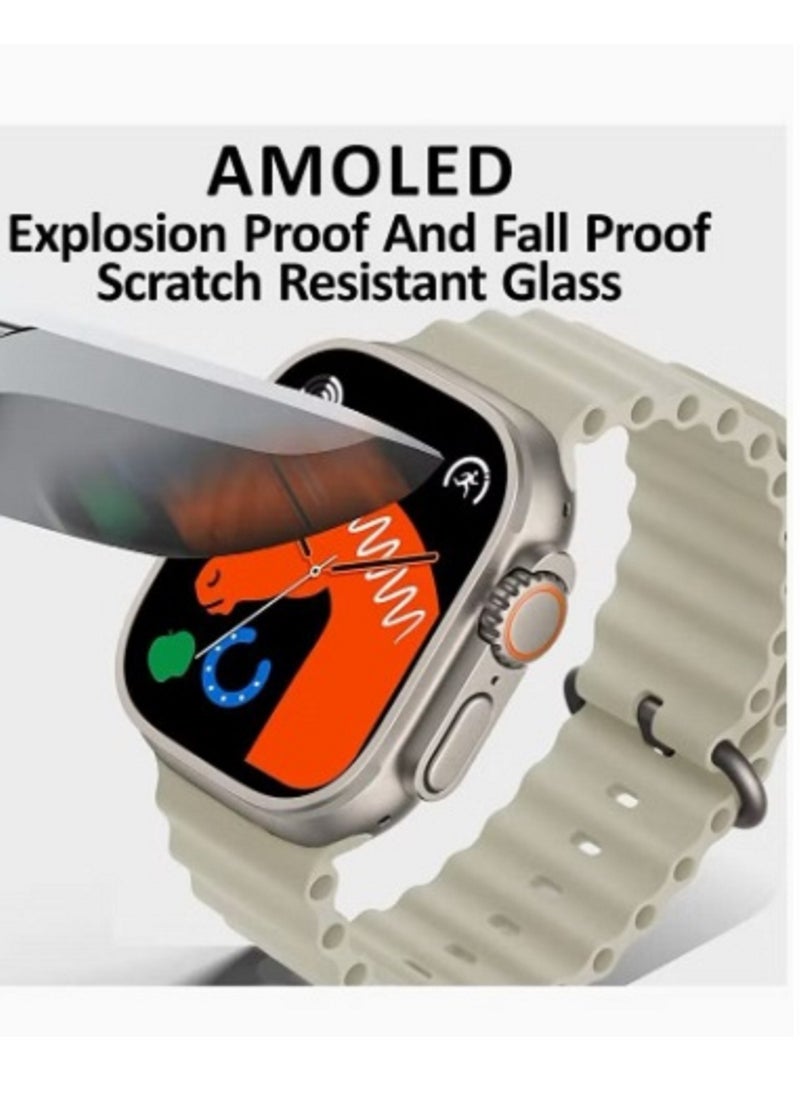 Generic - HK8 Pro Max Smartwatch AMOLED Screen 2.12 Inch 485*520 Pixels - Bluetooth V5.2 - IP68 Waterproof (Gold) - Image 1