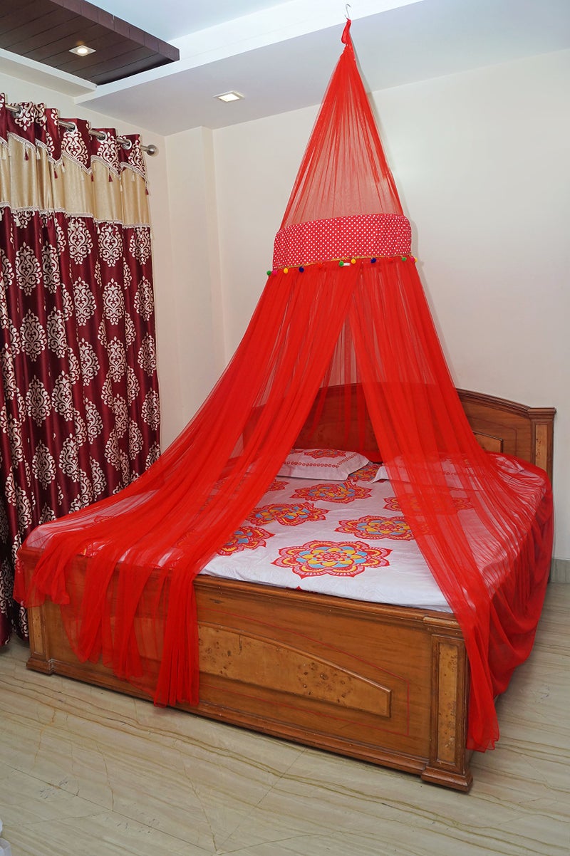 CREATIVE TEXTILES Mosquito Net Size :- Single Bed - Image 1