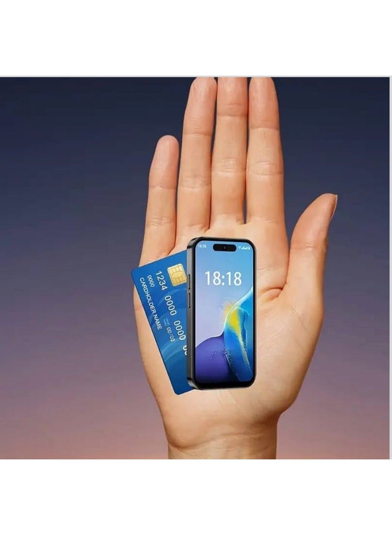 AirTab Mini 17 Super Mini Mobile Phone Android Quad Core Mobile Mini Smartphone Ultra Small Pocket Student Children Men and Women - WHITE - Image 3