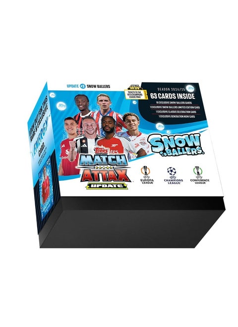 Topps UEFA Champions League Match Attax Update Collection 24/25 Trading and Collectible Card Game (Snow Ballers Pack #3)