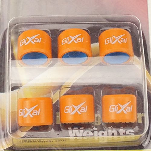 Glixal ATKS-04010 16X13mm High Performance Racing Variator Roller Weights Set 139QMB GY6 50cc - 100cc Scooter Moped ATV (5 gram) - Image 2