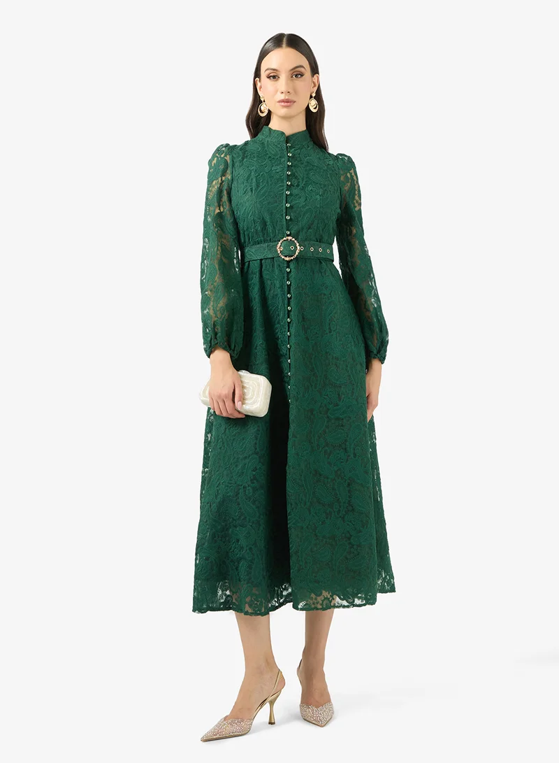 Khizana  Lace A-line Dress for Women | Best Price UAE