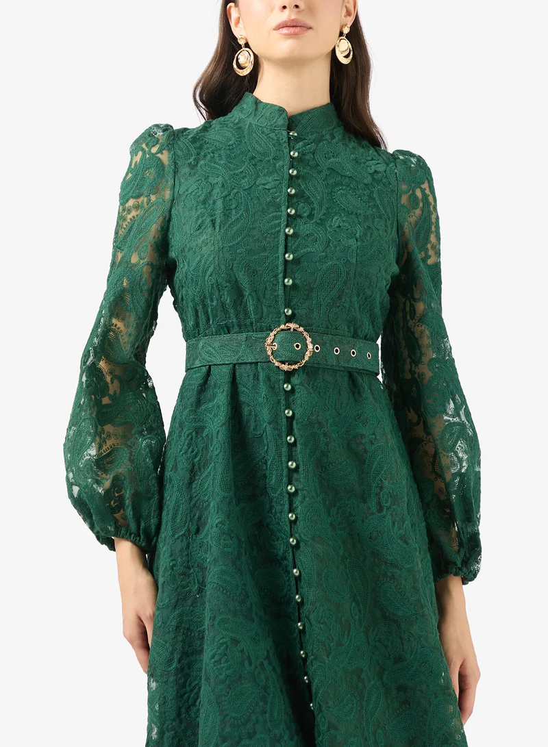 Khizana  Lace A-line Dress for Women | Best Price UAE