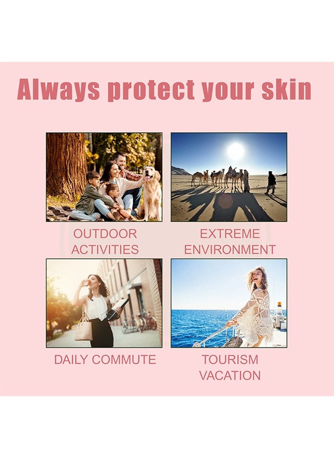 لونون - واقي من الشمس متوهج من روز أربوتين - SPF 50+ ضد أشعة UVA و UVB ، بدون قالب أبيض ، مع واقي من الشمس غير لزج وخفيف الوزن بحجم السفر - Image 1