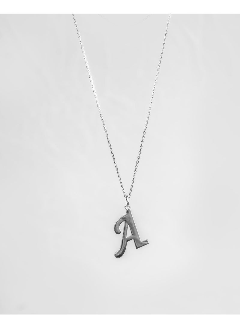 Kannan Jewels 925 Sterling Silver English Letter Pendant – A – Initial Necklace Charm - Image 3