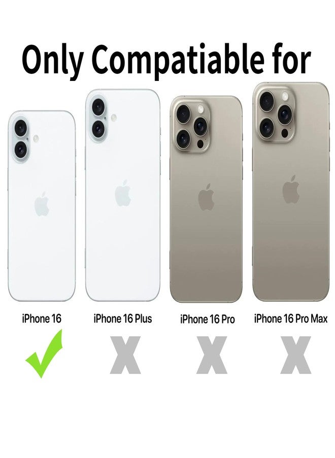 TENOC Phone Case Compatible with iPhone 16, Clear Case Shockproof Protective Bumper Slim Cover for 6.1 Inch - Image 2