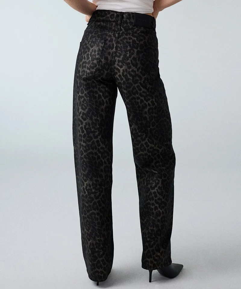 Ipekyol  Leopard-Print Wide-Leg Jeans for Women | Best Price UAE
