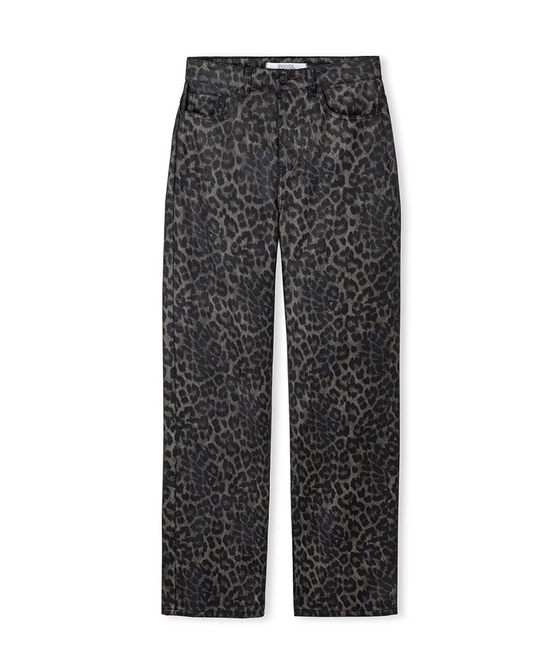 Ipekyol  Leopard-Print Wide-Leg Jeans for Women | Best Price UAE