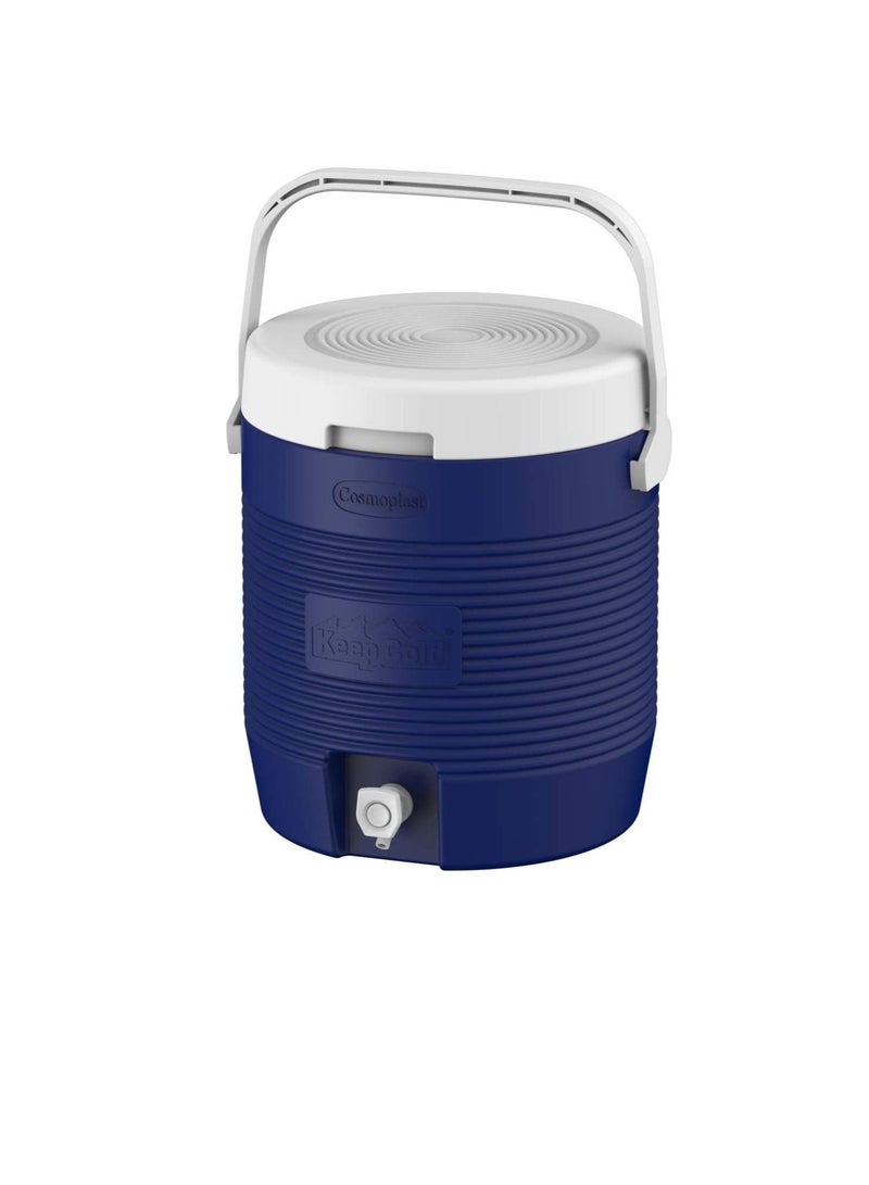 Cosmoplast Cosmoplast MFKCXX012BL Keep Cold Plastic Insulated Water Cooler, Small, 12 Litres - Blue - Image 2