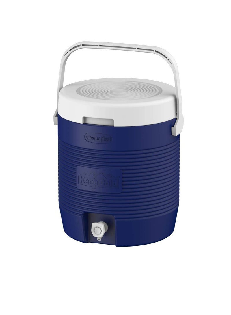 Cosmoplast Cosmoplast MFKCXX012BL Keep Cold Plastic Insulated Water Cooler, Small, 12 Litres - Blue - Image 3