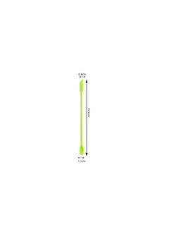Mini Silicone Double-headed Sharp Scraper Spoon Cosmetic Skin Care Products Extraction Tool Set Including Avocado Jam Scraper-Specifications:Green# Short