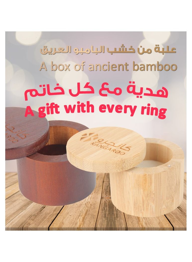 كانجرو خاتم فضه عيار925 - Image 4