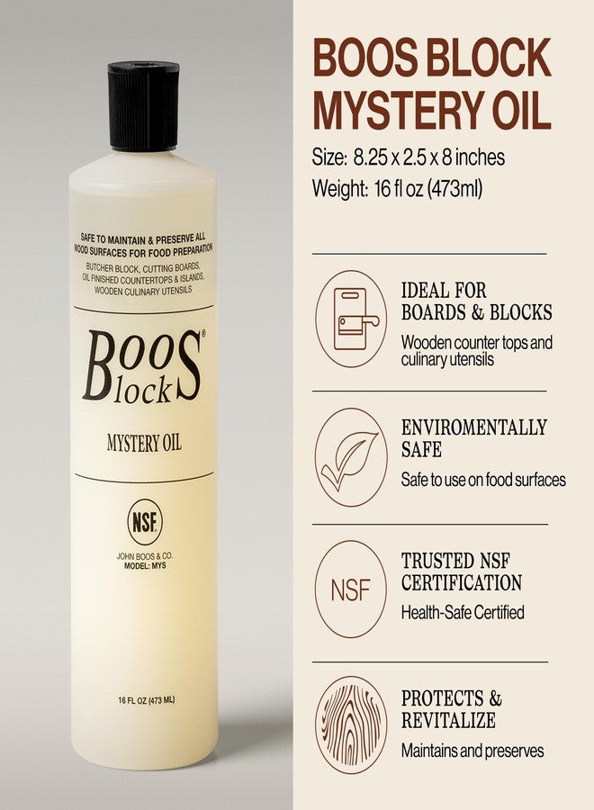 John Boos 2-Piece Care Set, 16 oz Mystery Oil & 5 oz Board Cream - All-Natural Maintenance Formula for Butcher Blocks, Cutting Boards, Wooden Countertops & Wood Utensils - Image 3