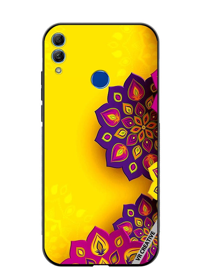 Protective Case Cover For Honor 10 Lite Flower Design Multicolour
