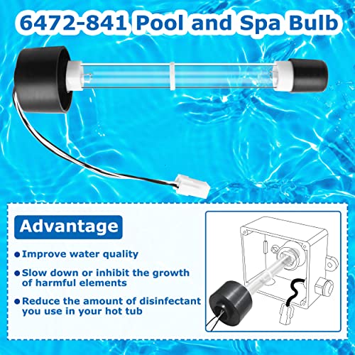 ShineUs 6472-841 Pool and Spa Bulb Replacement for Sundance，Compatible with Clear Ray XL Bulb - Image 3