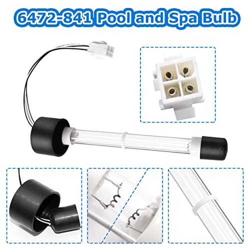 ShineUs 6472-841 Pool and Spa Bulb Replacement for Sundance，Compatible with Clear Ray XL Bulb - Image 2