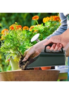 Soil Bucket Digging Gardening Mesh Riddle Flower Planting Garden Potting Sieve Garden DIY Soil Sifter Garden Soil Scoop Transplant Garden Tool Beach Toy Indoor Plastic Child Shovel