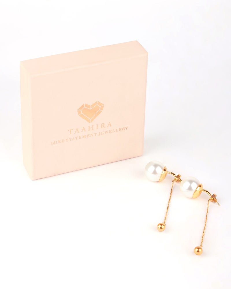 TAAHIRA 18K Gold Plated Women’s Earrings – Waterproof, Anti-Tarnish, Everyday Wear - Image 4