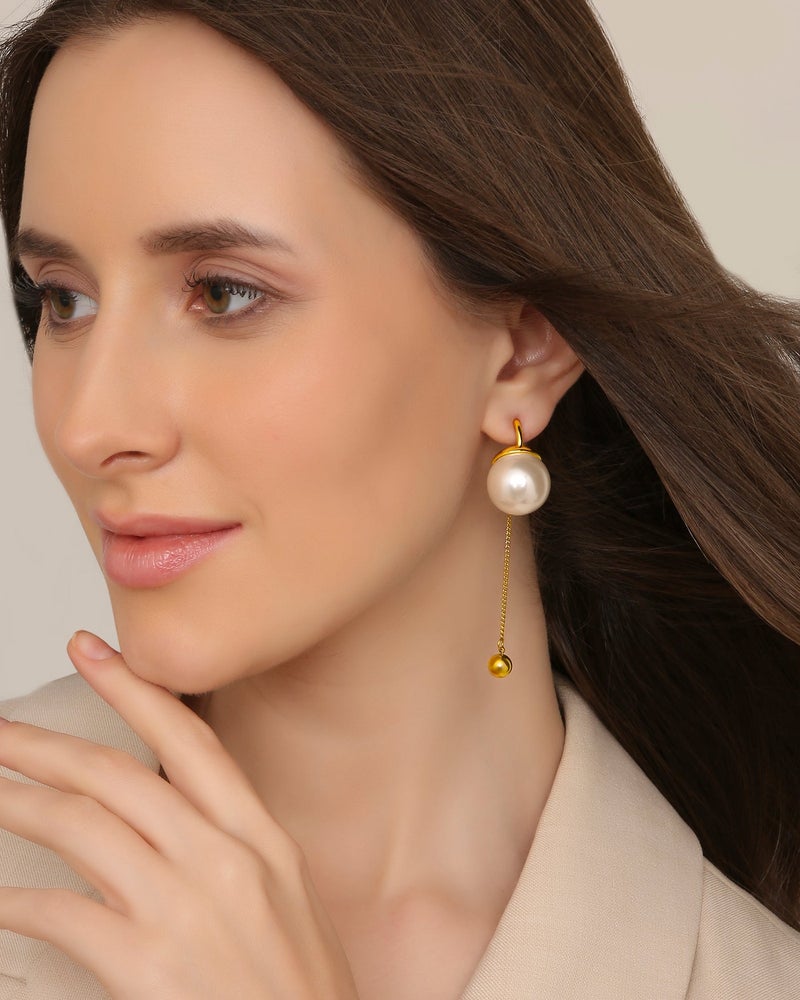 TAAHIRA 18K Gold Plated Women’s Earrings – Waterproof, Anti-Tarnish, Everyday Wear - Image 1