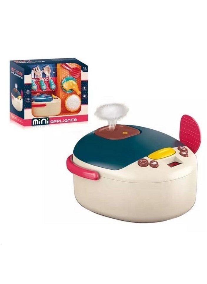 Ao Xie Toys Toy For Kids Rice Cooker Contains Rice, Chicken And Other Attachments, Kids Appliances, Suitable For Ages 3 Years And Over  - Image 5