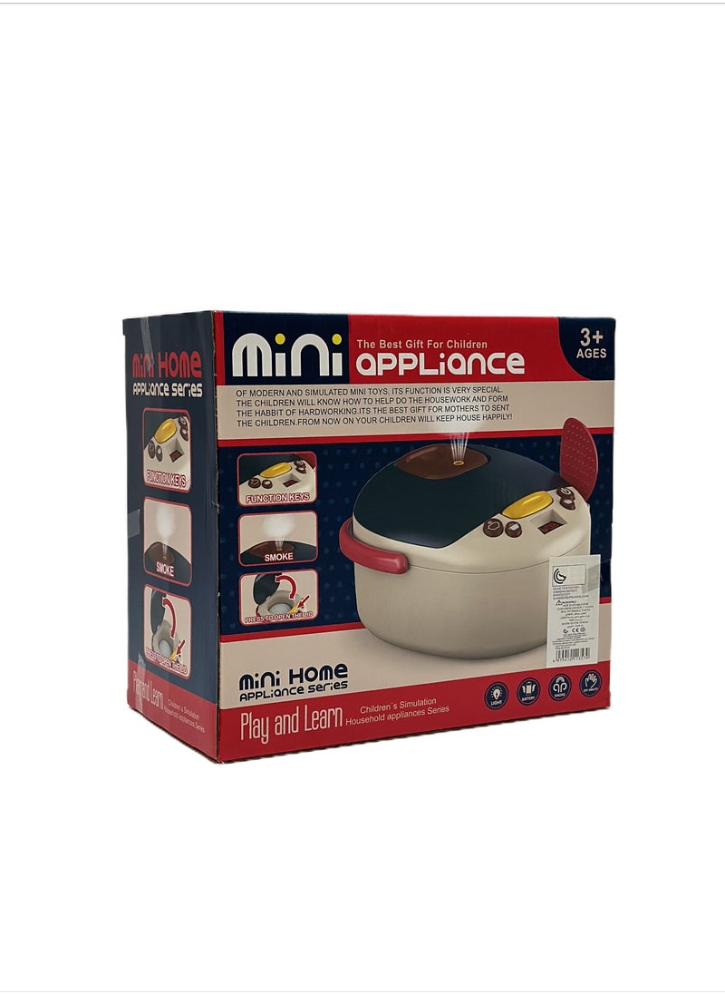 Ao Xie Toys Toy For Kids Rice Cooker Contains Rice, Chicken And Other Attachments, Kids Appliances, Suitable For Ages 3 Years And Over  - Image 3