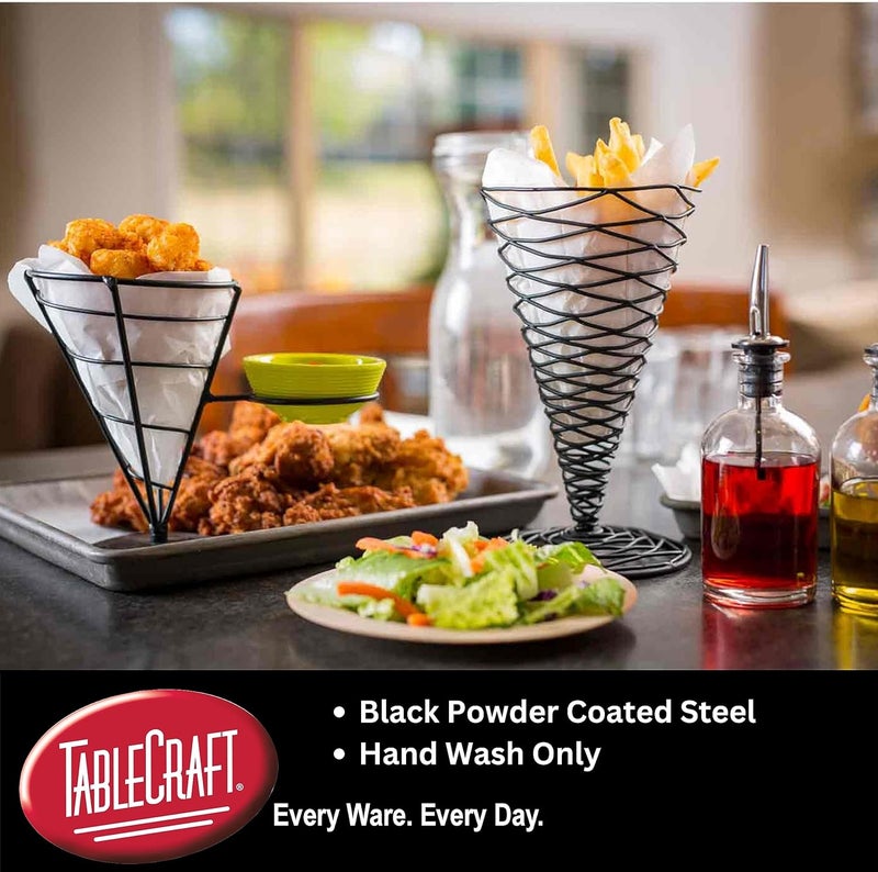 Tablecraft BK17212, Rectangular Basket, 12.25" x 9.25" x 3.25", Black Metal, Artisan Collection, Powder Coated for Durability, Versatile Design for Bread, Bagels, Pastries, and Decorative Use - Image 5