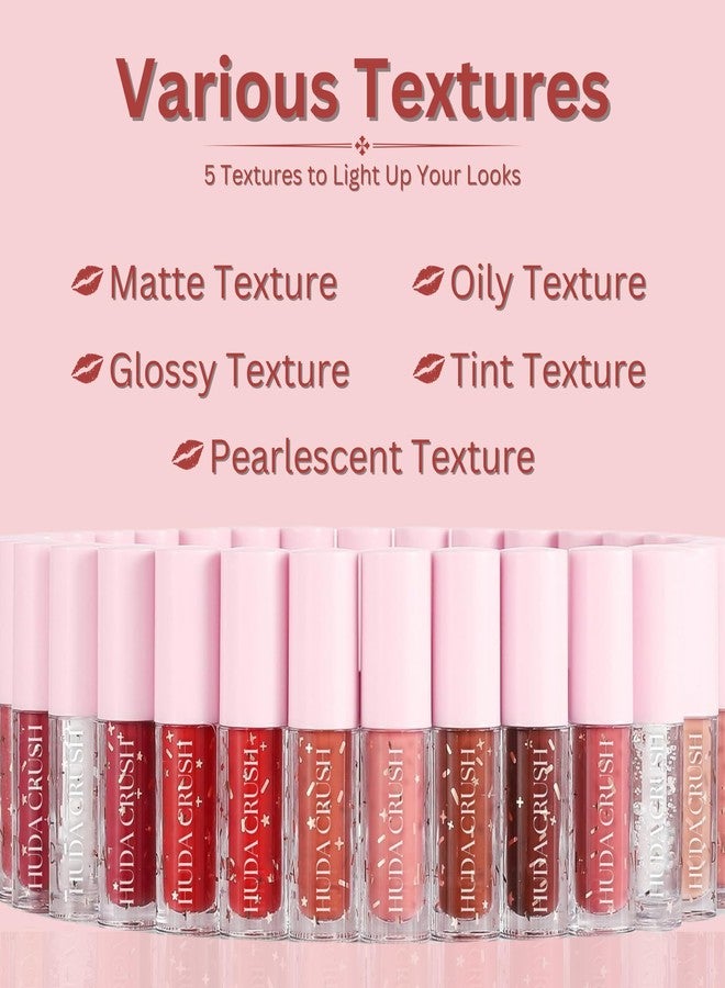 HUDACRUSH Liquid Lipstick Combo Set of 12 Mini Lipsticks, Cute Rakhi Gift Hamper for Sister & Girls with Glitter Lipsticks Waterproof and Long Lasting Shade - Image 5