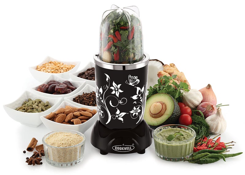 Cookwell Nutri Blender (5 Jar 3 Blade, Black) - Image 2