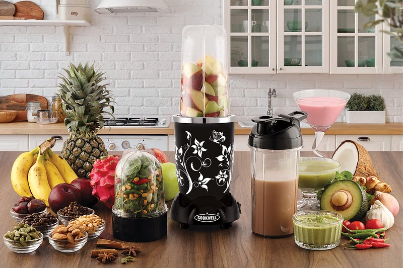 Cookwell Nutri Blender (5 Jar 3 Blade, Black) - Image 5