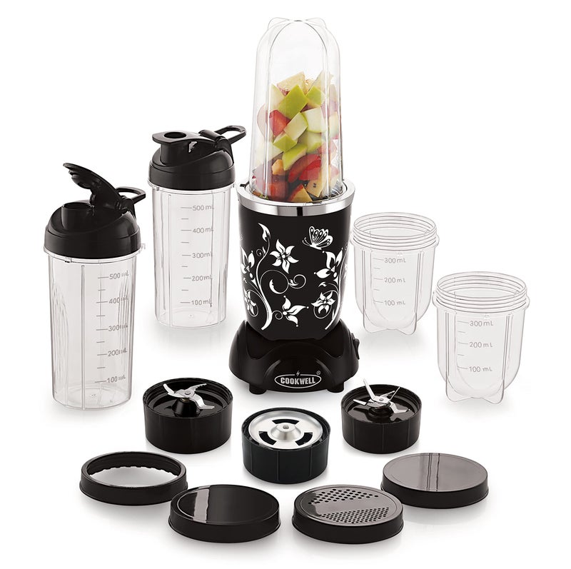 Cookwell Nutri Blender (5 Jar 3 Blade, Black) - Image 1