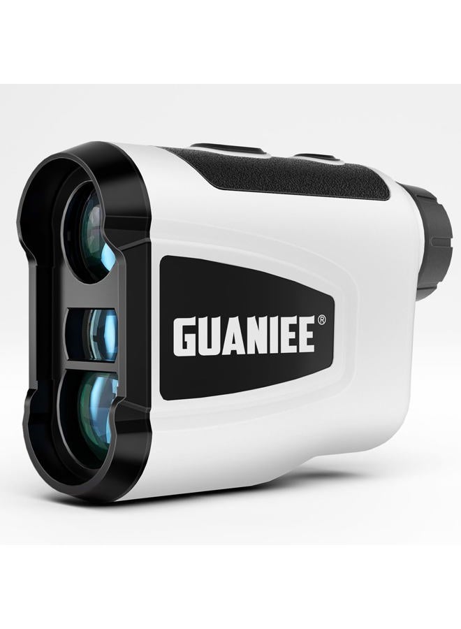 GUANIEE Golf Range Finder 600 Yards Laser Range Finder White - Image 1