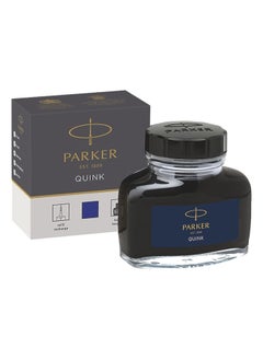 PARKER 1-Piece Quink Fountain Pen Ink Refill Bottle 57ml Content Blue  - Image 1