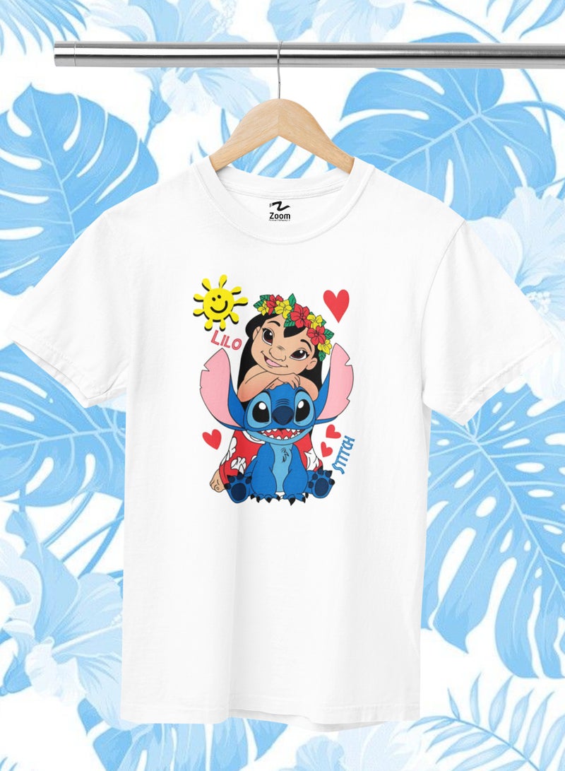 ZOOM Lilo&Stitch T-Shirt Summer Design For All Day Comfort 