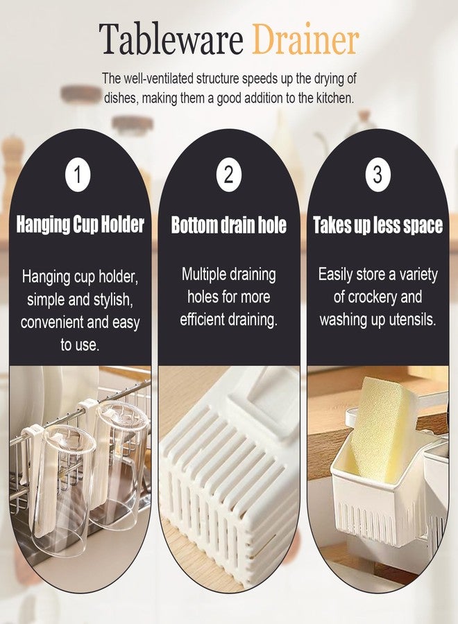 Xanadued 3 Pack Cutlery Drying Rack - Utensil Drainer - Image 5