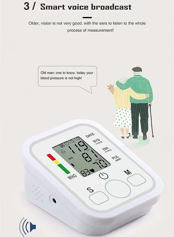 Blood Pressure Machine & Monitors Upper Arm with Wide Range Cuff for Home Use Wrist Adjustable Irregular Heartbeat & Hypertension Detector,blood pressure meter digital,blood pressure monitor,bp monitor - Image 4