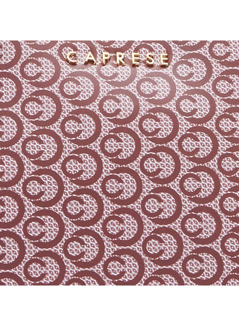 CAPRESE Caprese Callie Printed Brown Faux Leather Large Tote Handbag
