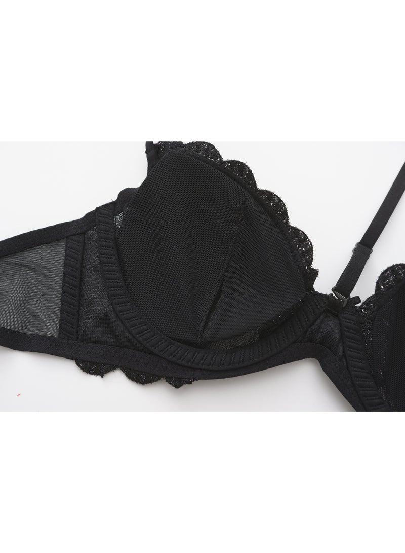 KUYING New Comfortable Skin Friendly And Breathable Lingerie Set Set Of 2  - Image 3