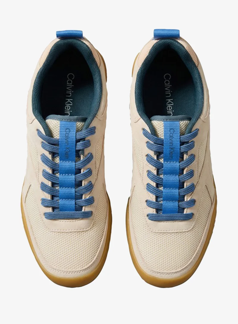 Calvin Klein  Kayla Reflective Mesh & Suede Lace-Up Sneakers for Women | Best Price UAE