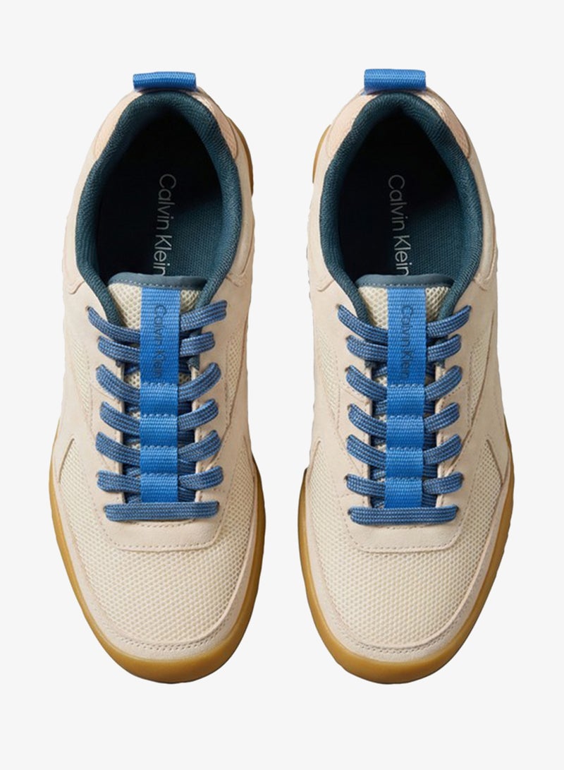 CALVIN KLEIN Kayla Reflective Mesh & Suede Lace-Up Sneakers - Image 5