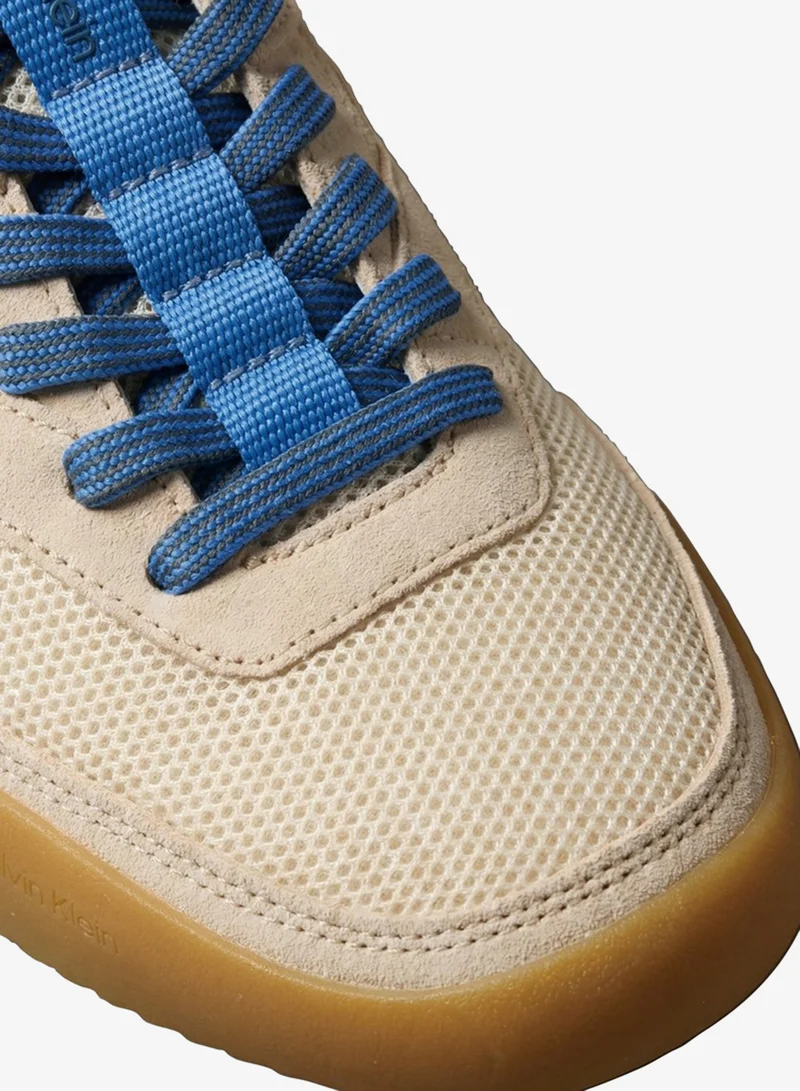 Calvin Klein  Kayla Reflective Mesh & Suede Lace-Up Sneakers for Women | Best Price UAE