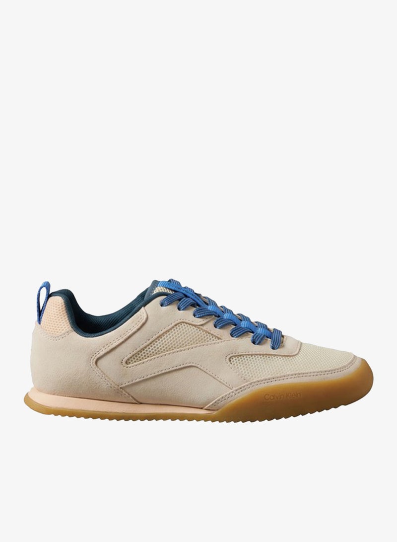 CALVIN KLEIN Kayla Reflective Mesh & Suede Lace-Up Sneakers - Image 1