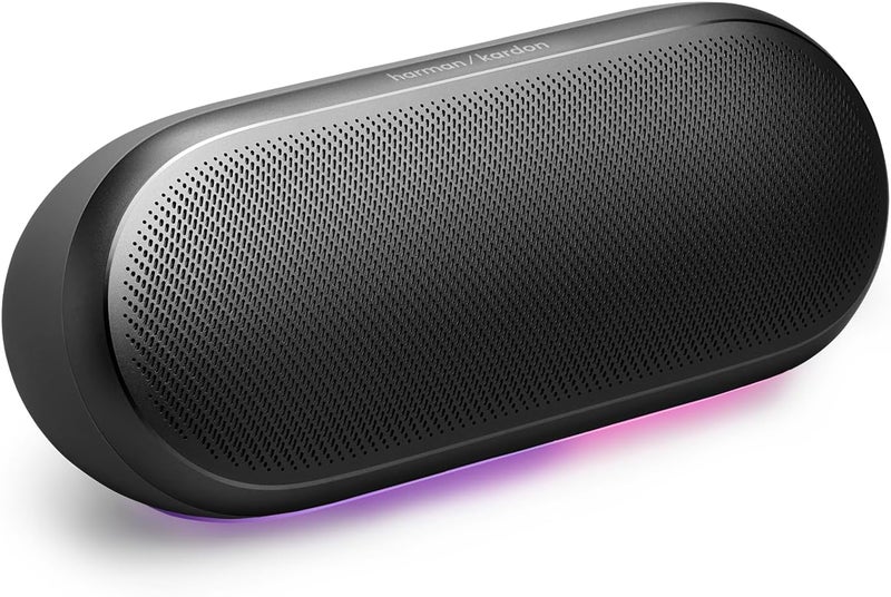 Harman Kardon Luna 2 Portable Bluetooth Speaker with AI Sound Boost, 12H Battery, IP67 Waterproof, Ambient Light, Auracast™ Multi-Speaker, Stereo Pairing, Deep Bass & Premium Aluminum Design HKLUNA2BLKEU black - Image 5