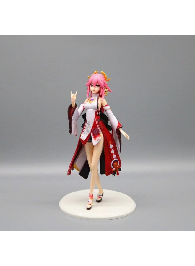 Decoration Children's Toy Gospel Woman Warrior Tide Clothing Auska Hand-made Model Animation Peripheral Collection Decoration Gift-Color:Eight God Bags - Image 1
